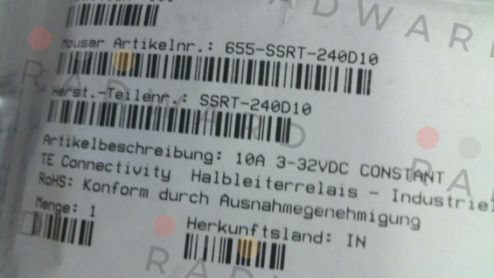 TE Connectivity (Tyco Electronics)-SSRT-240D10 price