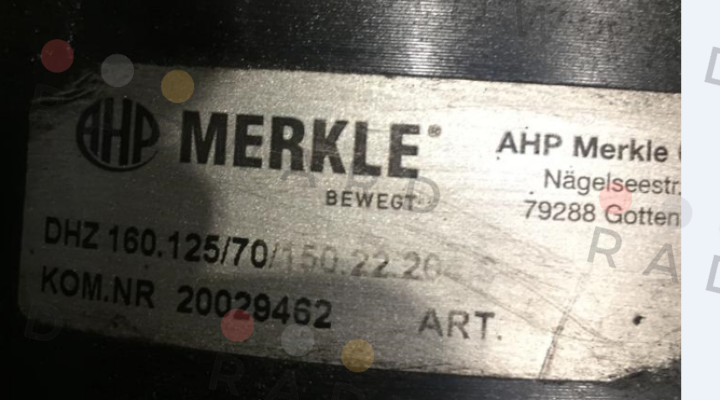 Merkle-DHZ 160.125/70.22.204.150 S.AA11.EE44.DD22 price