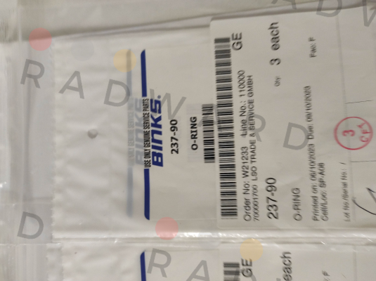 Binks-237-90 price