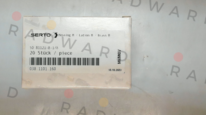 Serto-SO 81121-8-1/8 038.1101.160 price