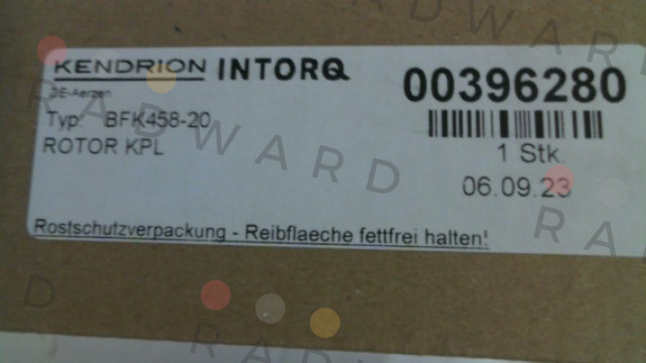Kendrion-00396280 / Typ INTORQ BFK458 price