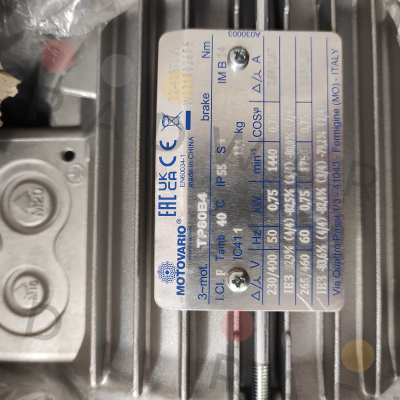 Motovario-TP80B4 0,75 230/400-50 B14 MV CN price