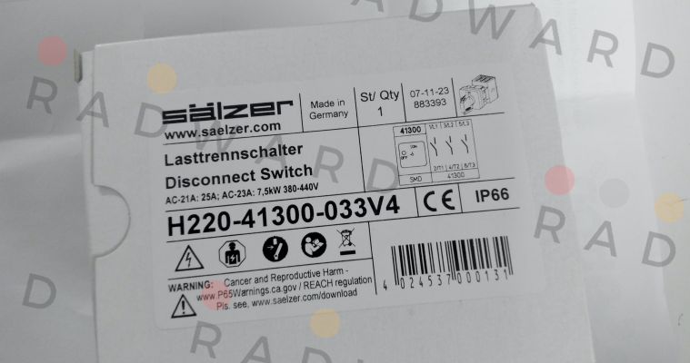 Salzer-H220-41300-033V4 price