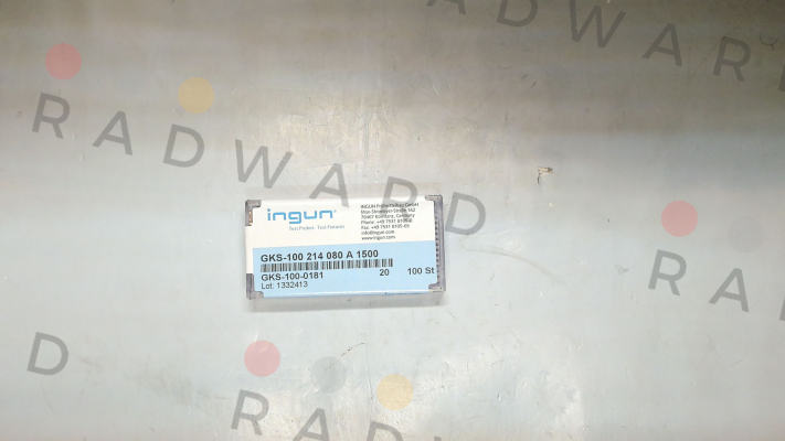 Ingun-GKS-100-0181 / GKS-100 214 080 A 1500 price
