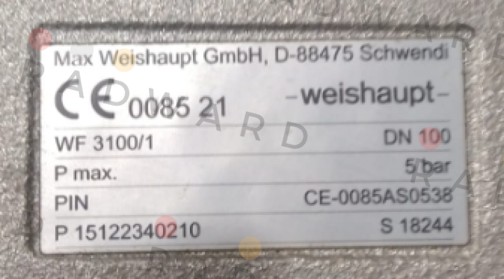 Weishaupt-15122340210 price