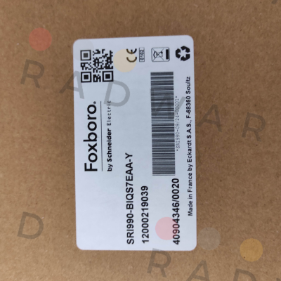 Foxboro-SRI990-BIQS7EAA-Y price