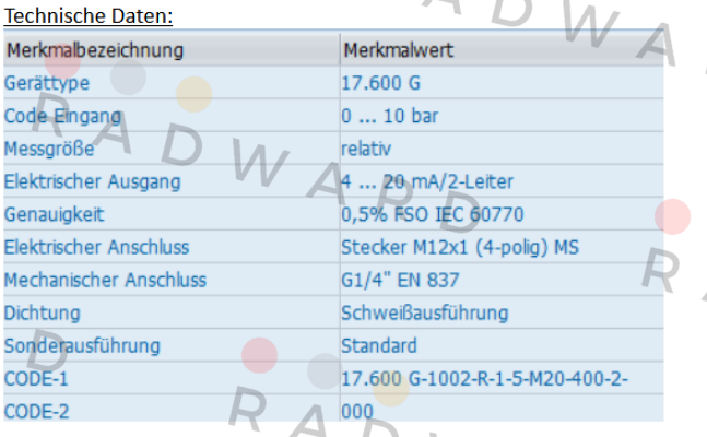Bd Sensors-17.600 G-1002-R-1-5-M00-400-2-000 price