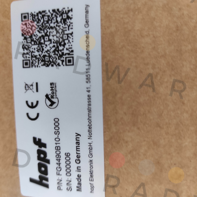 Hopf-FG4490B10-S000 price