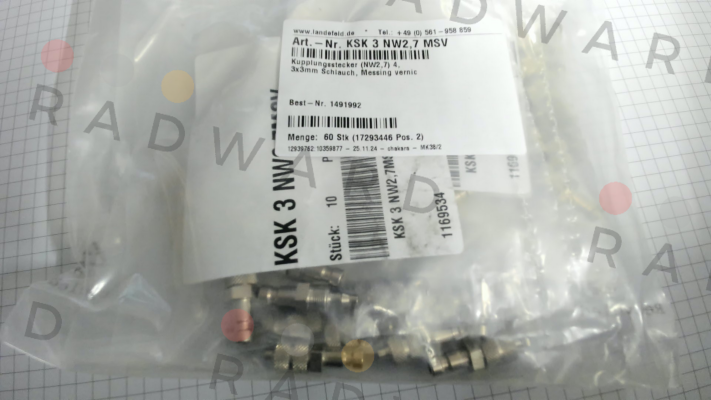 Landefeld-KSK 3 NW2,7 MSV price