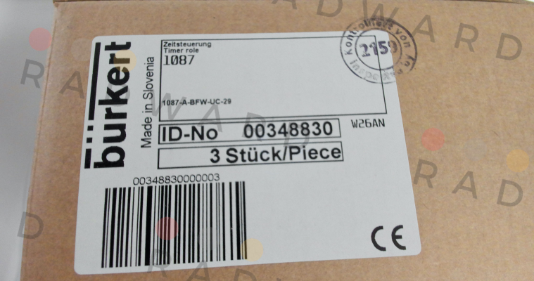 Burkert-348830 / 1087-A-BFW-UC-29 price