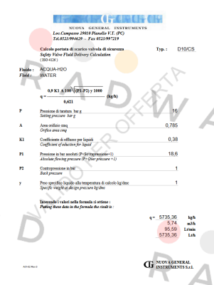 Nuova General Instruments-020098486 / D10/CS price