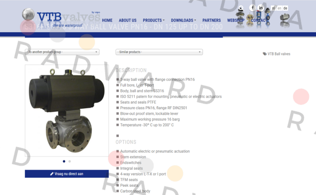 End Armaturen-S316F price