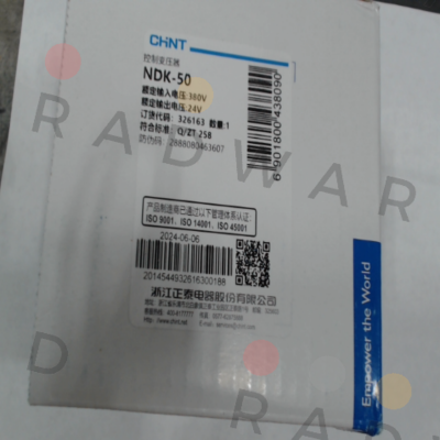 Chint-NDK-50 50VA 380/24 0.13A 50Hz price