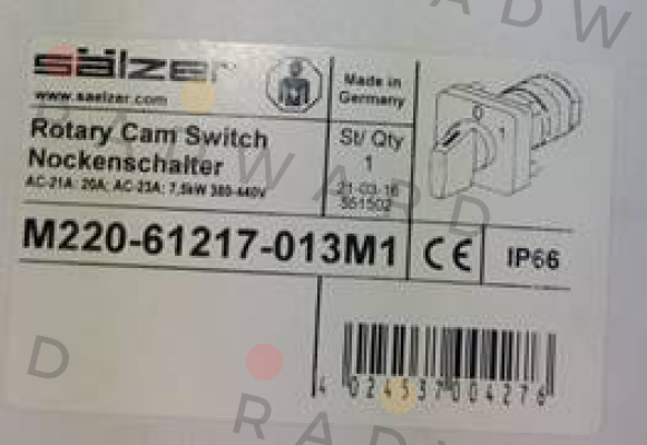 Salzer-M220-61217-013M1 price