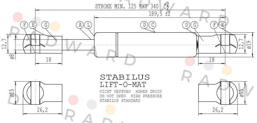 Stabilus-101851/450N price