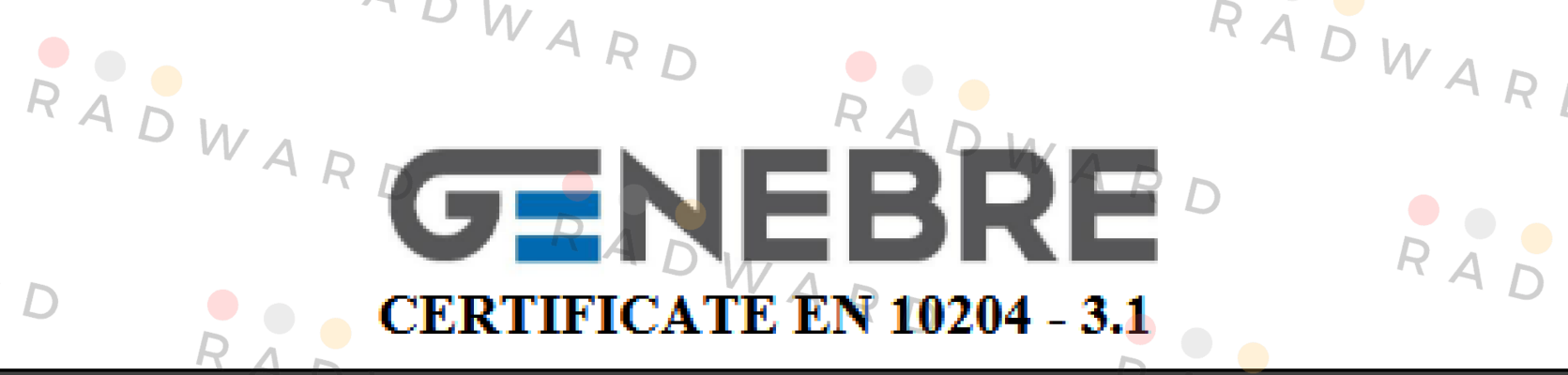 Genebre-Certificate 3.1 price