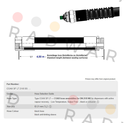 Elaflex-COAX 21/8SS L1 price