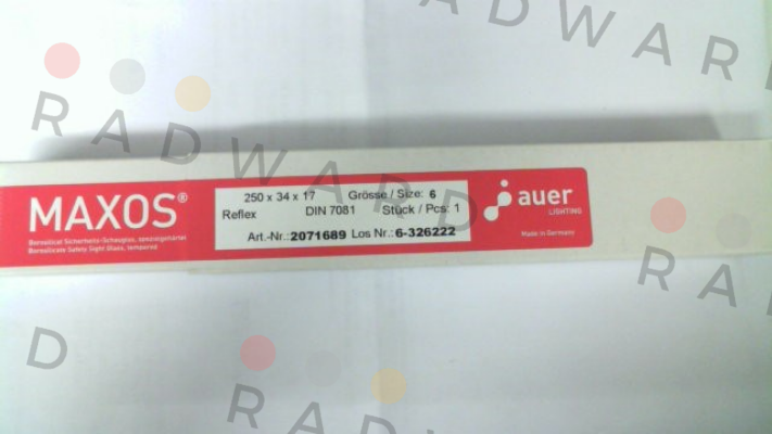 Maxos-DIN 7081-R 250x34x17 price