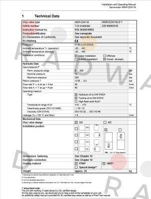 Voith-WSR-D24116-S / 22000063410 price