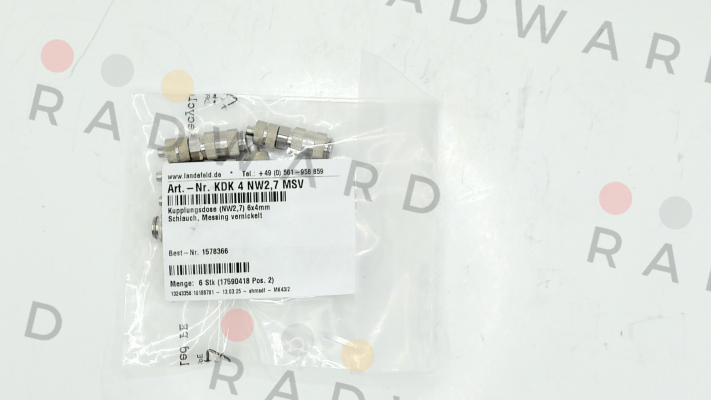 Landefeld-KDK 4 NW2,7 MSV price