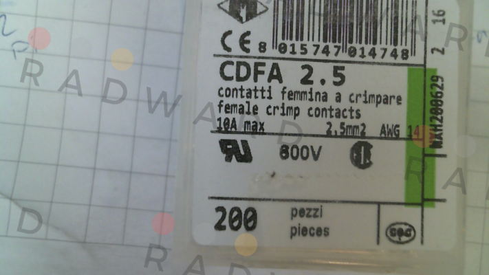 Ilme-CDFA 2.5 (pack x200) price