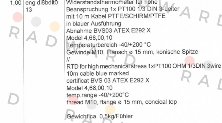 Dittmer-DI8BDIT013  price