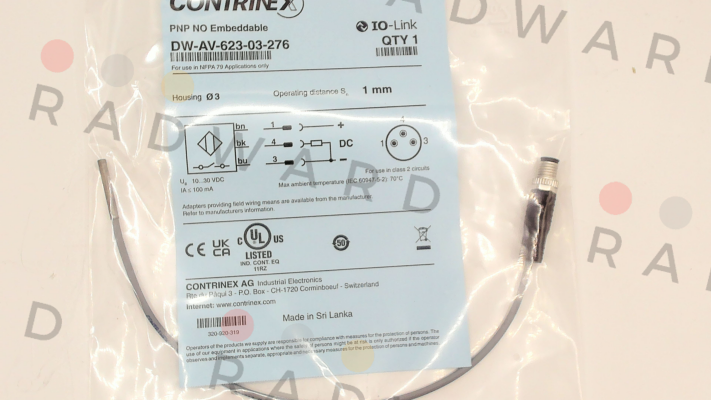 Contrinex-p/n: 320-920-319, Type: DW-AV-623-03-276 price