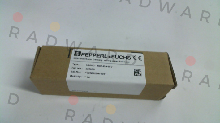 Pepperl-Fuchs-p/n: 220355, Type: UB300-18GM40A-U-V1 price