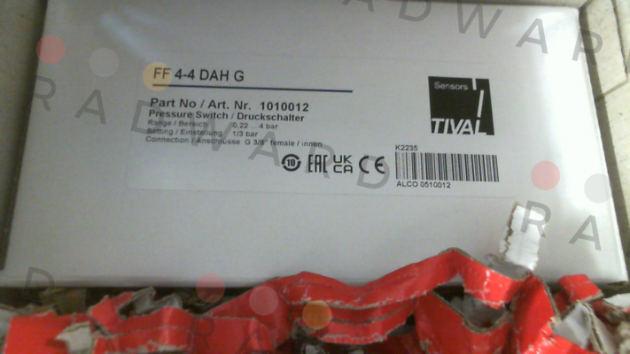 Tival-Sensors-1010 012 / FF4- 4 DAH G price