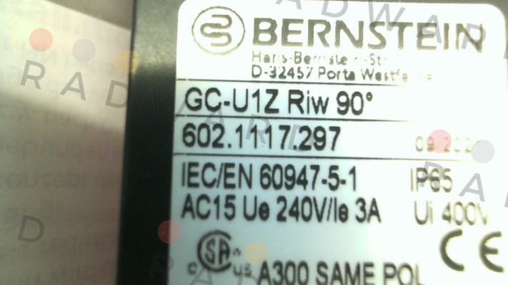 Bernstein-Art.No.6021117297 Type: GC-U1Z RIW 90 GR price