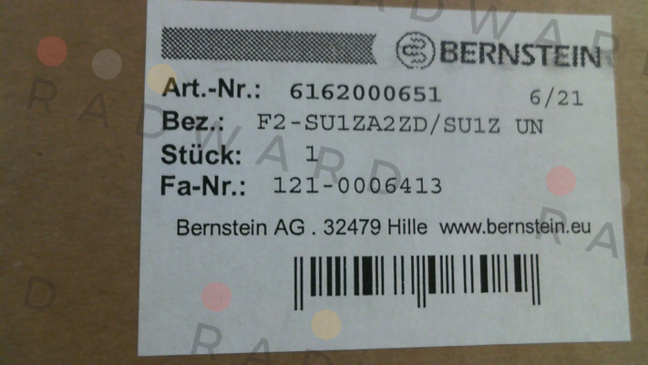 Bernstein-P/N: 6162000651, Type: F2-SU1ZA2ZD/SU1Z UN price