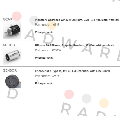 Maxon-530643 price