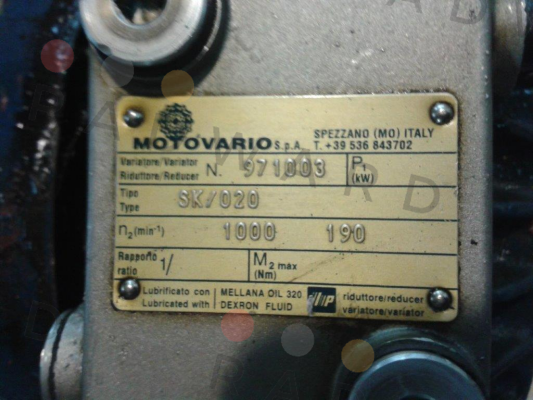 Motovario-Nr 971003 price
