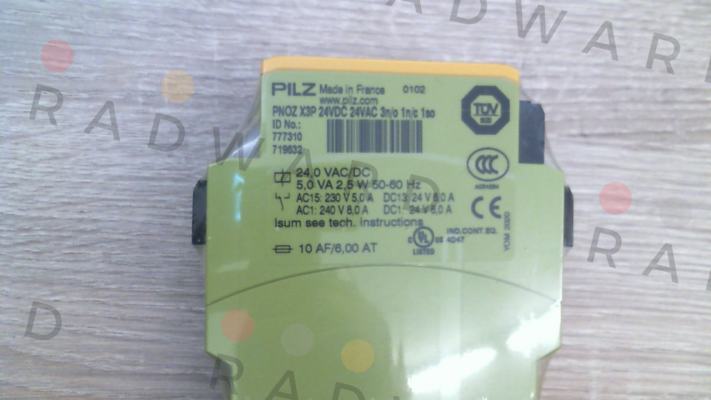Pilz-P/N: 777310 Type: PNOZ X3P 24VDC 24VAC 3n/o 1n/c 1so price