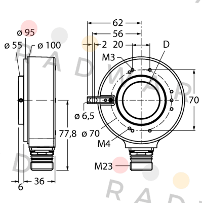 Turck-RI-42H30S4-2B5000-12M23 price