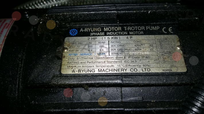 A-Ryung-2 HP (1.5KW) 4P price