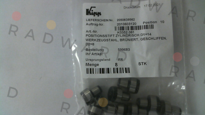 Norelem-03120-081 / K0352.081 price