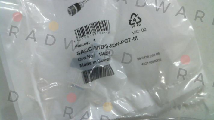 Phoenix Contact-p/n: 1662968, Type: SACC-M12FS-5CON-PG 7-M price
