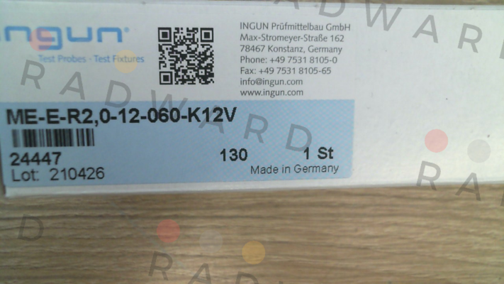 Ingun-24447 (ME-E-R2,0-12-060-K12V) price